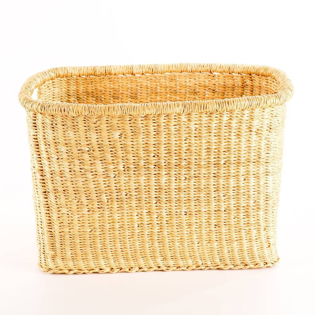 Rectangular Handwoven Storage Baskets By The Basket Room