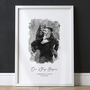 Personalised Watercolour Portrait, Gift For Couple, thumbnail 2 of 8