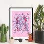 Personalised Floral Initial Print, thumbnail 8 of 11