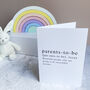 Parents To Be Card, thumbnail 1 of 2