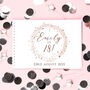 Personalised Birthday Sparkle Guest Book, thumbnail 1 of 3