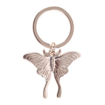 Light Luna Moth Keyring, 3 of 3
