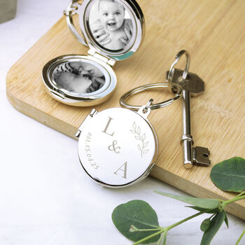 Valentines Gifts Photo Locket Keyring, 5 of 6