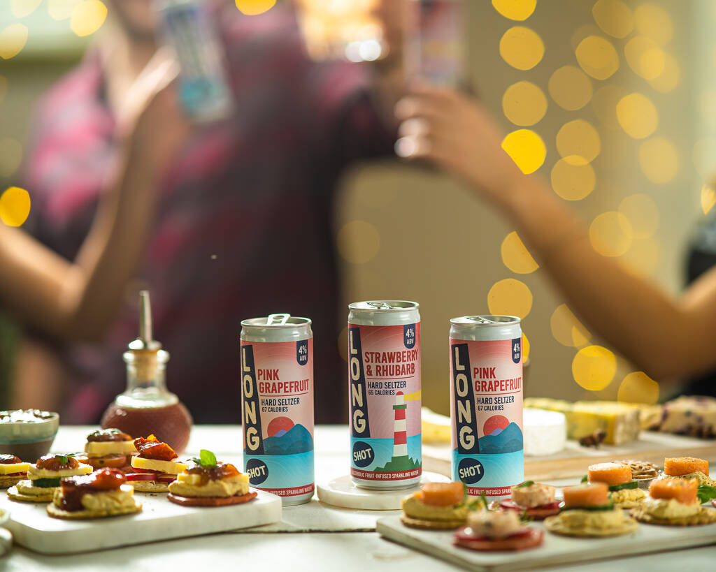 Alcoholic Sparkling Water Mixed Case By Long Shot Drinks