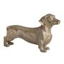Gold Dachshund Dog Statue, thumbnail 4 of 5