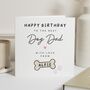 Personalised Birthday Card From The Dog For Dog Dad, thumbnail 1 of 7