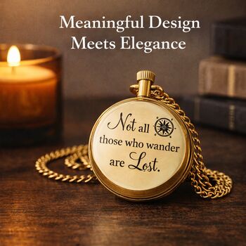 Personalised The Navigator Pocket Watch With Wooden Box Or Leather Case, 6 of 12