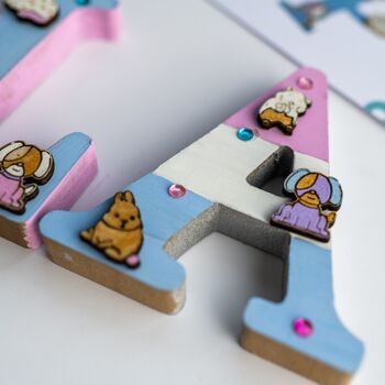 Personalised Paint Your Own Baby Animal Wooden Name, 9 of 12