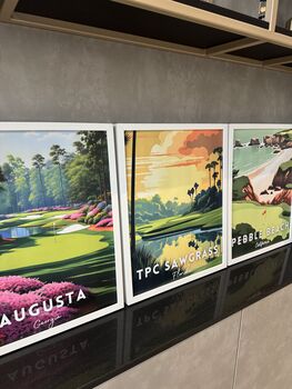 Oak Hill Golf Course Poster – Golf Wall Art Print | Gift For Golfers, Dad, Husband, Golf Gift For Him, 2 of 2