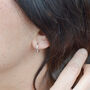 The Ned Silver Hoops, thumbnail 2 of 4