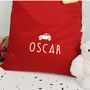 Personalised Santa Sack With Wooden Tag, thumbnail 1 of 2