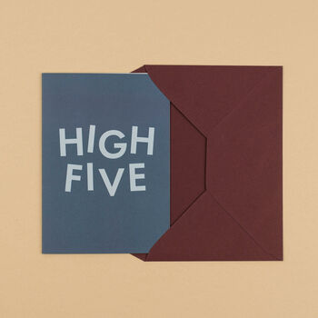 'High Five' Funny Congratulations Card, 4 of 4