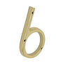 Five Inch Solid Brass House Numbers, thumbnail 8 of 11