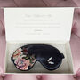 Silk Sleep Mask Gift Box Eye Mask 100% Pure Soft Mulberry Silk Black Floral Luxury Travel Gift Blackout Hypoallergenic, thumbnail 1 of 8