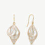 Coastal Shell Drop Hook Earrings, thumbnail 2 of 5