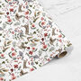 Hare And Bird Woodland Wrapping Paper Roll Or Folded, thumbnail 2 of 2