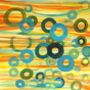 Life In Circles Original Painting On Canvas, thumbnail 5 of 12