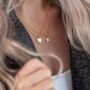 Yellow Gold Plated Mother Of Pearl Star Necklace, thumbnail 5 of 11