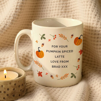 Personalised Pumpkin Mug, 2 of 5