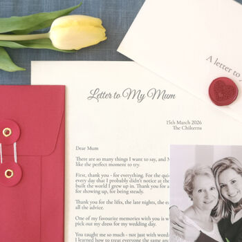 A Letter To My Mum Personalised Keepsake, 4 of 10