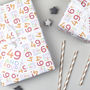 50th Birthday Wrapping Paper Set, thumbnail 1 of 11