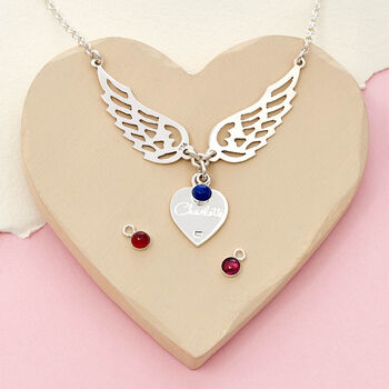 Personalised Guardian Angel Necklace, 4 of 5