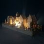 Annecy LED Wooden Christmas Village, thumbnail 2 of 3