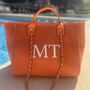 Personalised Coral Large Chain Tote Shoulder Bag, thumbnail 4 of 8