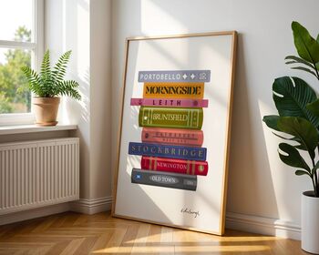 Edinburgh Book Stack Art Print, 2 of 6