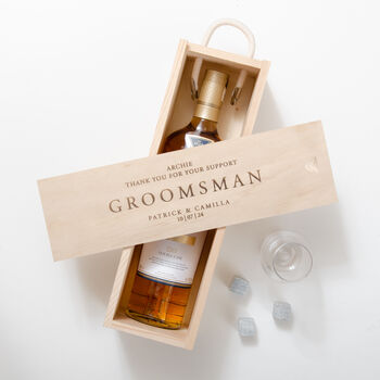 Personalised Groomsman / Best Man Bottle Box, 5 of 7