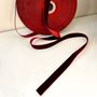 Deep Red/Burgundy Velvet Ribbon Christmas Gift Wrapping, thumbnail 3 of 5