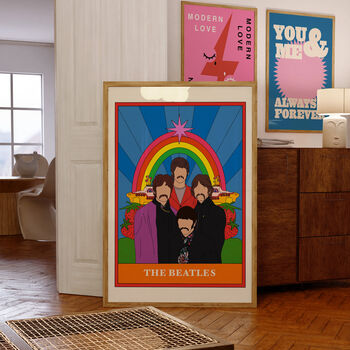 Beatles Tarot Card Music Gift Print, 2 of 5