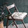Sakana Fish Print Recycled Chair Pad In Herb, thumbnail 1 of 4