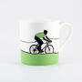 Green Jersey Cycling Mug, thumbnail 1 of 2