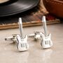 Personalised Electric Guitar Cufflinks, thumbnail 1 of 8