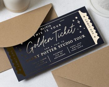 Golden Ticket Birthday Scratch Card, 3 of 9