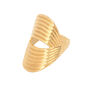 Flow Vermeil Statement Pinky Ring, thumbnail 2 of 8