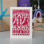 Our First Christmas 2023 Personalised Papercut Card, thumbnail 9 of 11
