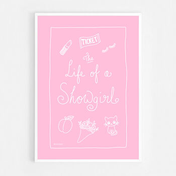 Life Of A Showgirl, Taylor Swift Inspired Print, 8 of 8