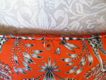 Emma J Shipley Orange Zebra 13' x 18' Cushion Cover, 2 of 4