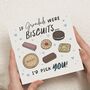 Funny Biscuit Birthday Card For Grandad, thumbnail 1 of 7