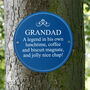 Personalised Blue Heritage Style Plaque Sign, thumbnail 9 of 10