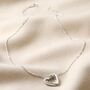 Personalised Interlocking Hearts Pendant Necklace, thumbnail 2 of 4