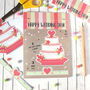 Wedding Cake Wedding Day Card, Cut Out And Keep, thumbnail 2 of 6