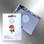 Large Pink Rose Hard Enamel Pin Brooch, thumbnail 5 of 8