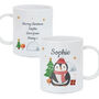 Personalised Christmas Penguin Plastic Mug – Perfect For Children’s Christmas Drinks, thumbnail 5 of 5