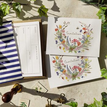 Cottage Garden Ready To Write Invitations, 4 of 7