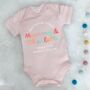 First Mother's Day Best Friends Forever Personalised Babygrow, thumbnail 2 of 9