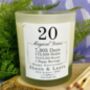 Personalised 20th Magical Years Anniversary Candles, thumbnail 4 of 11