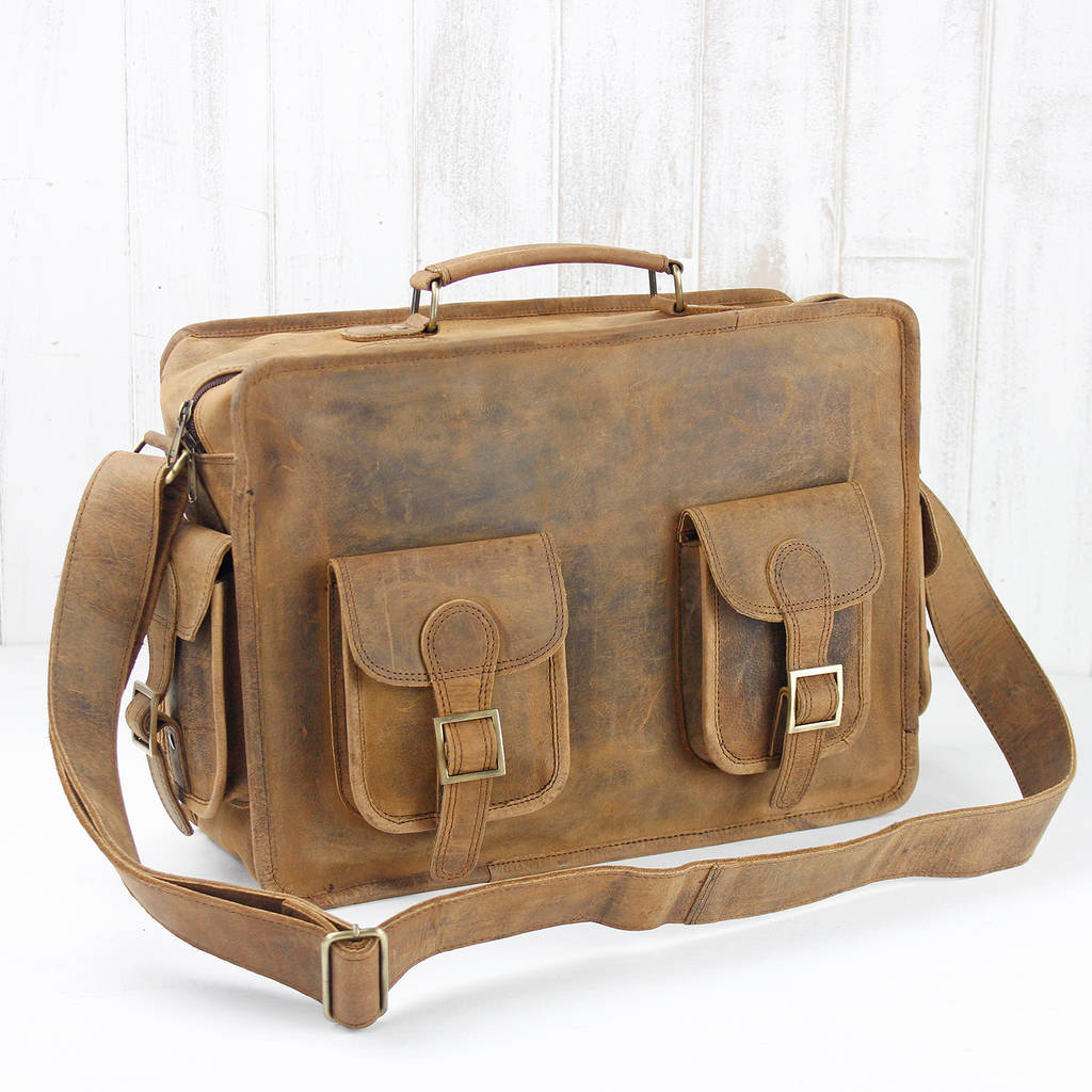 leather baby changing bag by scaramanga | notonthehighstreet.com